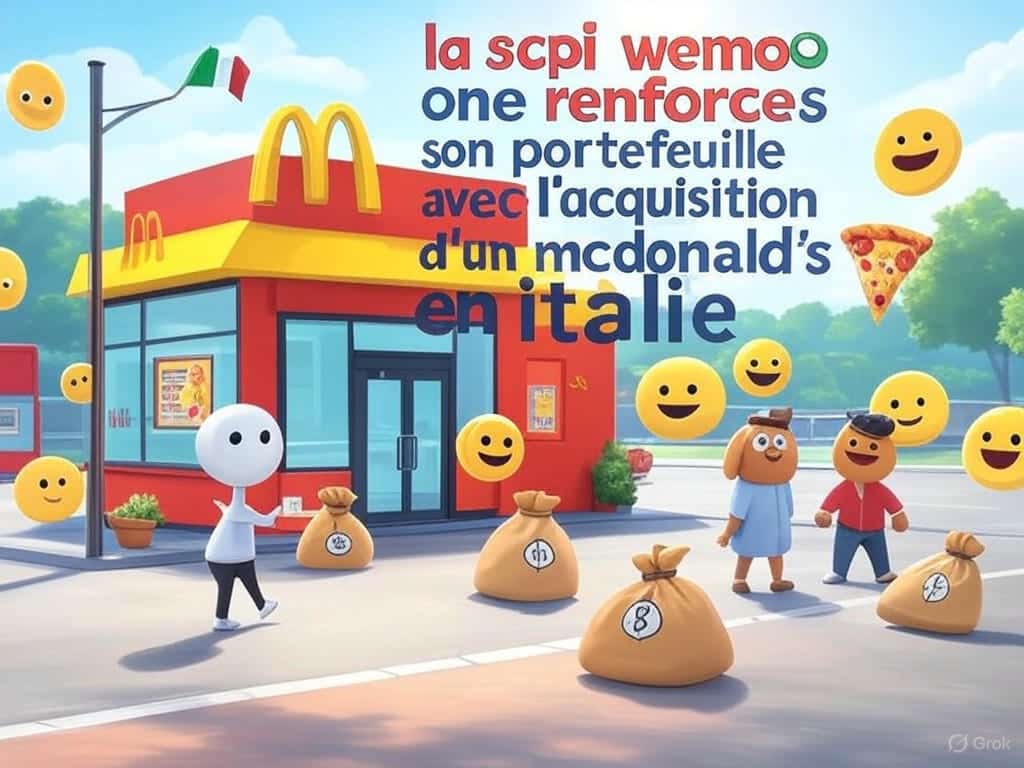 découvrez comment la scpi wemo one diversifie son portefeuille immobilier avec l'achat d'un mcdonald’s en italie, une stratégie d'investissement visant à maximiser la rentabilité et la sécurité financière de ses investisseurs.