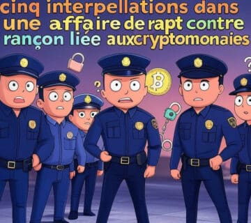 découvrez les détails des cinq interpellations dans une affaire de rapt contre rançon impliquant des cryptomonnaies. plongée dans un monde complexe où la délinquance numérique et les nouvelles technologies se rencontrent.