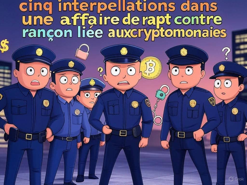 découvrez les détails des cinq interpellations dans une affaire de rapt contre rançon impliquant des cryptomonnaies. plongée dans un monde complexe où la délinquance numérique et les nouvelles technologies se rencontrent.