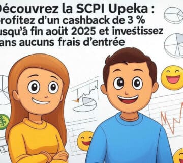 explorez la scpi upeka et bénéficiez d'un cashback attractif de 3 % jusqu'à la fin août 2025. investissez sereinement sans payer de frais d'entrée et maximisez vos rendements dès aujourd'hui.