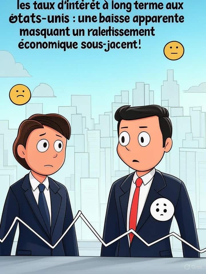 découvrez comment la baisse apparente des taux d'intérêt à long terme aux états-unis cache en réalité un ralentissement économique sous-jacent, et analysez les implications pour l'économie et les investisseurs.