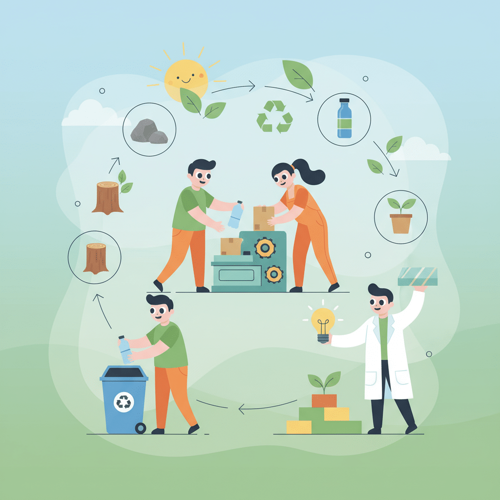 découvrez une approche innovante du recyclage pour valoriser efficacement les matières premières et promouvoir un développement durable.