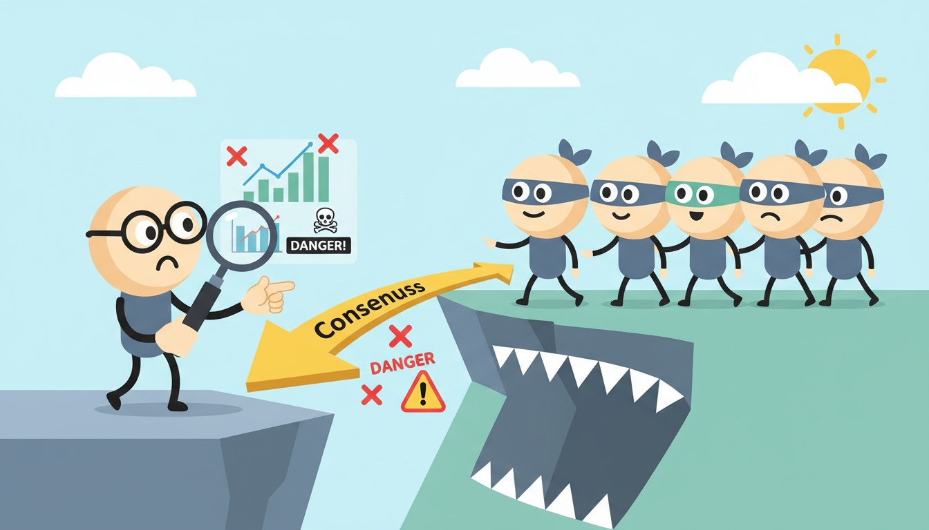 découvrez pourquoi suivre aveuglément le consensus en bourse peut piéger les investisseurs et apprenez à prendre des décisions éclairées pour mieux gérer vos investissements.