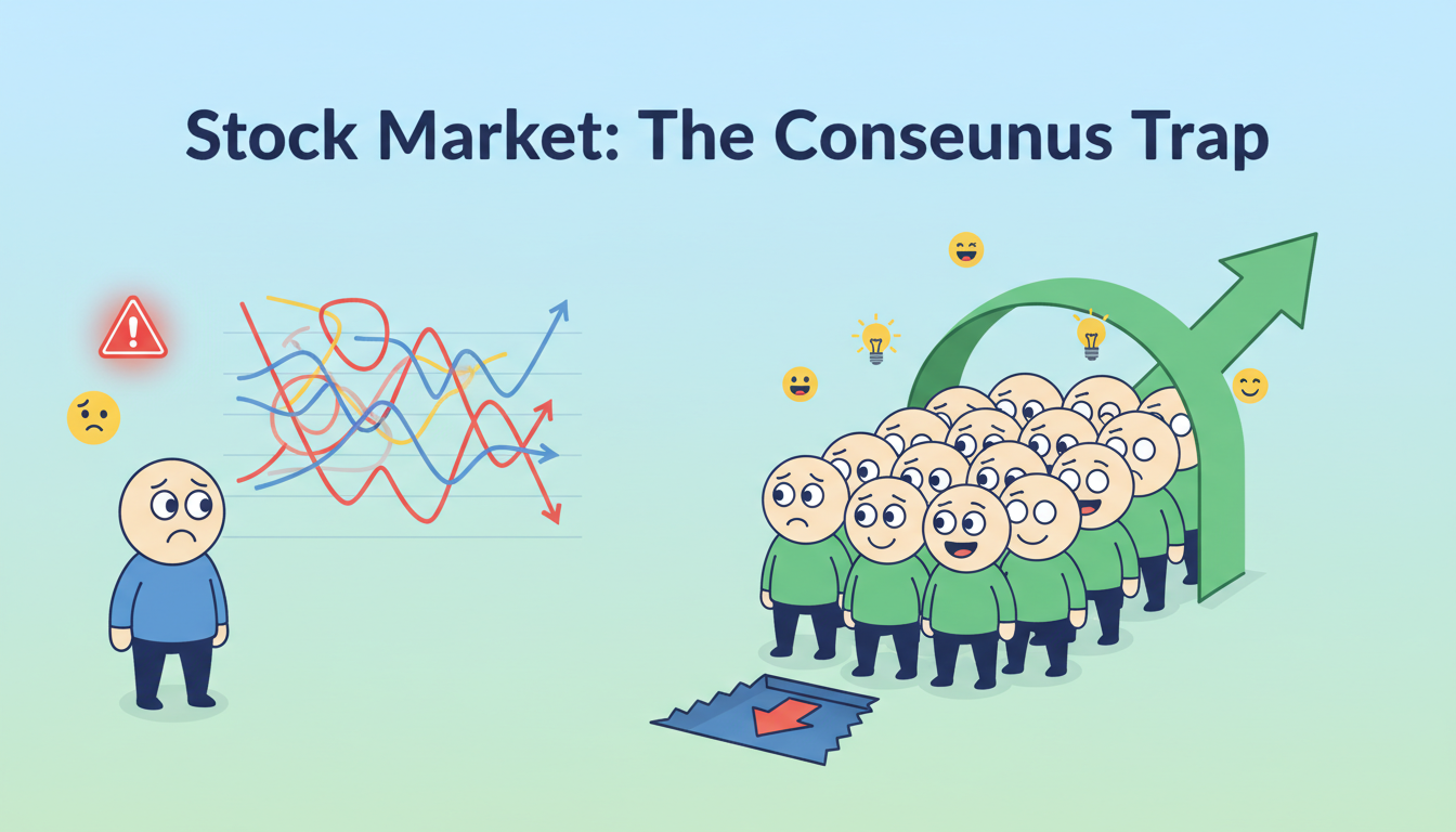 découvrez pourquoi suivre aveuglément le consensus en bourse peut être un piège pour les investisseurs et apprenez à mieux analyser le marché pour prendre des décisions éclairées.
