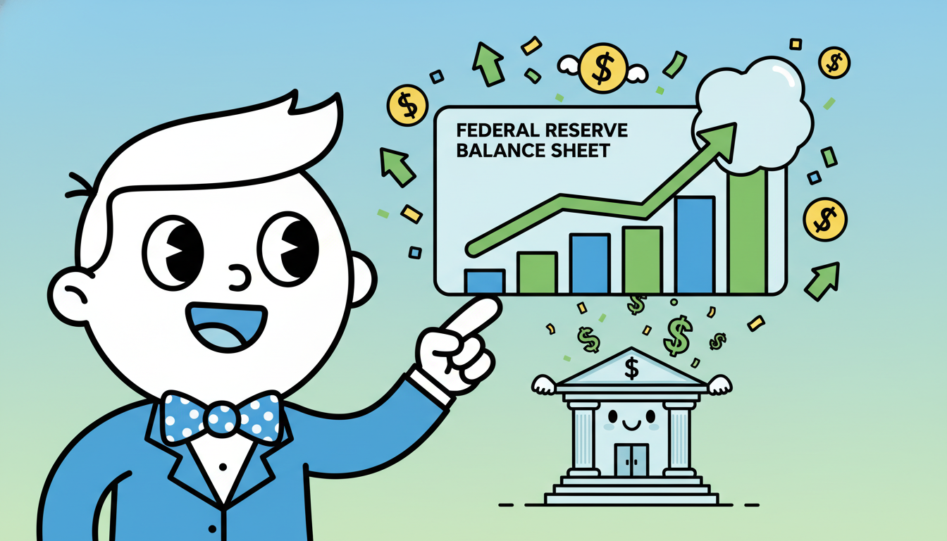 la réserve fédérale étend son bilan afin de calmer les inquiétudes concernant la liquidité sur les marchés financiers.