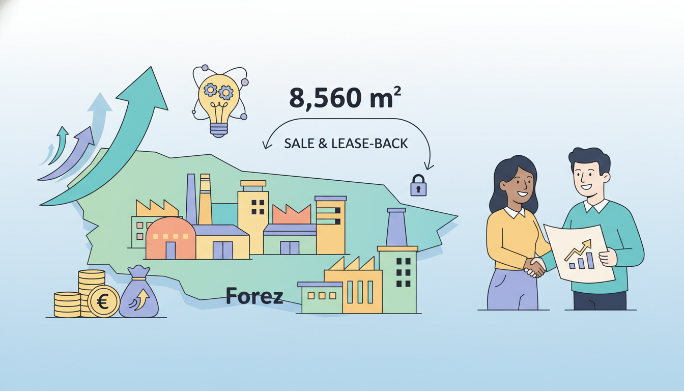 découvrez comment la scpi upêka dynamise le forez en investissant 8 560 m² via une opération innovante de sale and lease-back, alliant performance et développement local.