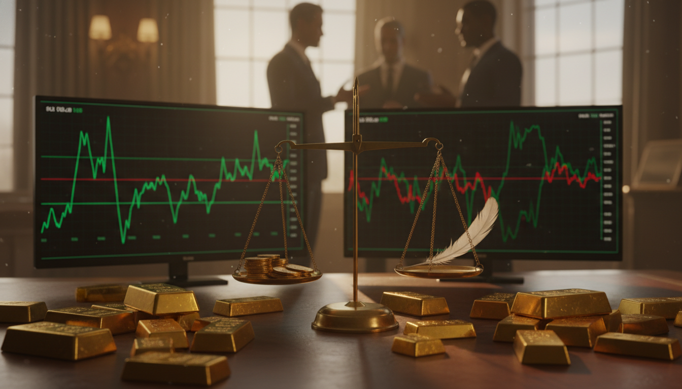 découvrez l'univers fascinant de l'or, où ambitions, spéculations et rumeurs extravagantes se mêlent pour influencer ce marché précieux.