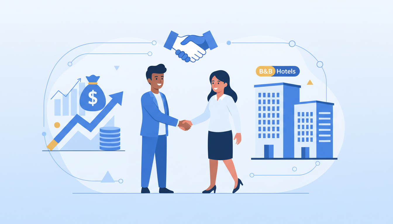 mnk partners renforce son partenariat stratégique avec b&b hotels grâce à l'investissement du fonds mnk global core, visant à soutenir la croissance et l'expansion du groupe hôtelier.