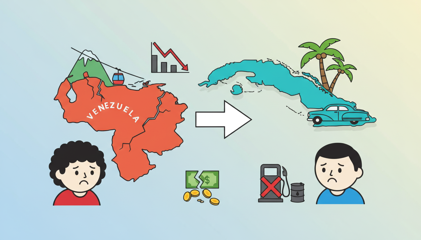 découvrez comment le déclin économique de caracas impacte directement la stabilité économique de cuba et les enjeux géopolitiques sous-jacents.