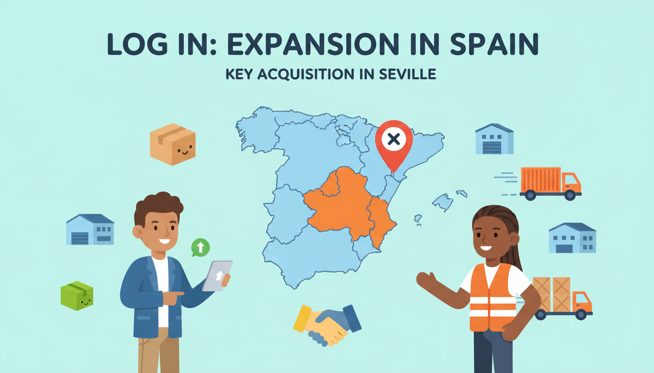 log in renforce sa présence logistique en espagne avec l'acquisition stratégique d'une entreprise à séville, consolidant ainsi son développement et son influence sur le marché ibérique.