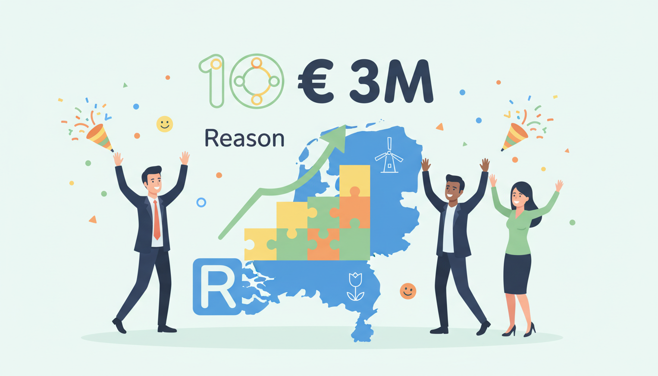 reason réalise sa 10e acquisition aux pays-bas pour 3 millions d'euros, marquant une étape stratégique majeure dans son expansion.