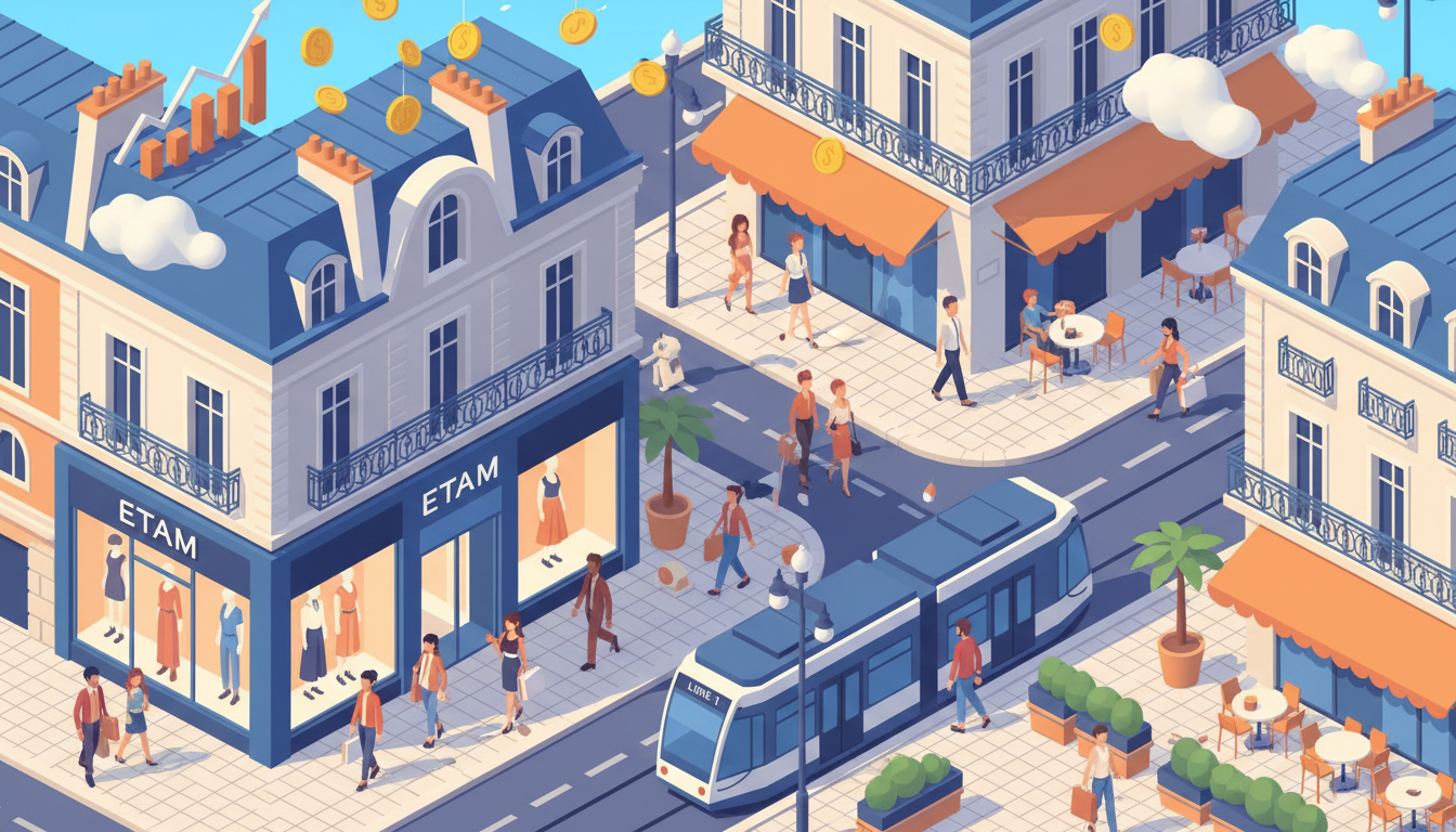 découvrez l'investissement stratégique de 3,5 millions d'euros de la scpi urban cœur commerce dans un magasin etam à mulhouse, une opportunité de placement immobilier rentable et sécurisée.