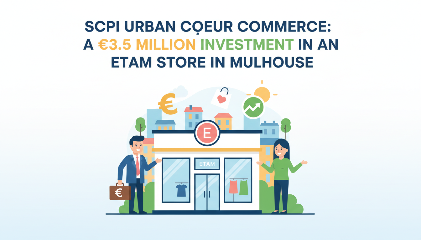 découvrez la scpi urban cœur commerce et son investissement stratégique de 3,5 millions d'euros dans un magasin etam à mulhouse, alliant rentabilité et dynamisme du commerce local.
