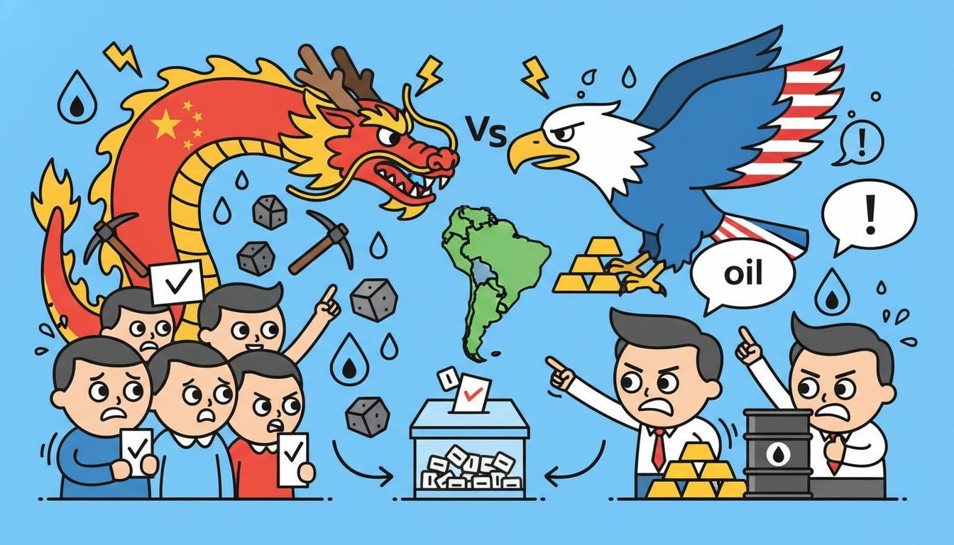 découvrez les enjeux majeurs en amérique latine avec un scrutin serré, l'importance stratégique des ressources minières, et la rivalité accrue entre la chine et les états-unis.