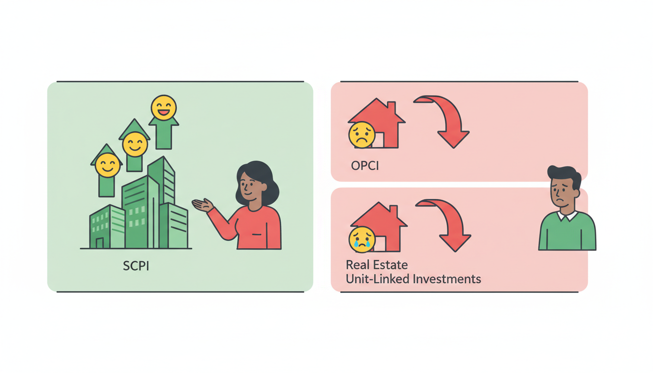 analyse du marché immobilier au 4e trimestre 2025 : forte croissance des scpi face au recul des opci et des unités de compte immobiliÚres, tendances et perspectives.