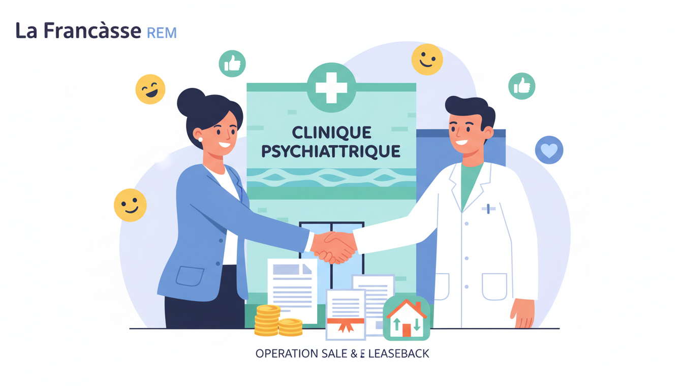 la française rem renforce son portefeuille immobilier avec l'acquisition innovante d'une clinique psychiatrique à loos, réalisée via une opération de vente et location-retour, alliant performance et stratégie immobilière.