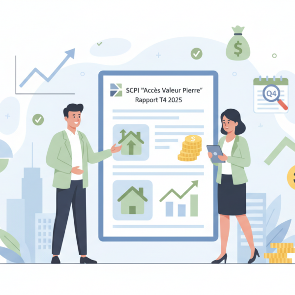 La SCPI « Accès Valeur Pierre » dévoile son rapport complet du 4e trimestre 2025 découvrez le rapport complet du 4e trimestre 2025 de la scpi « accès valeur pierre » avec toutes les performances, actualités et analyses détaillées.