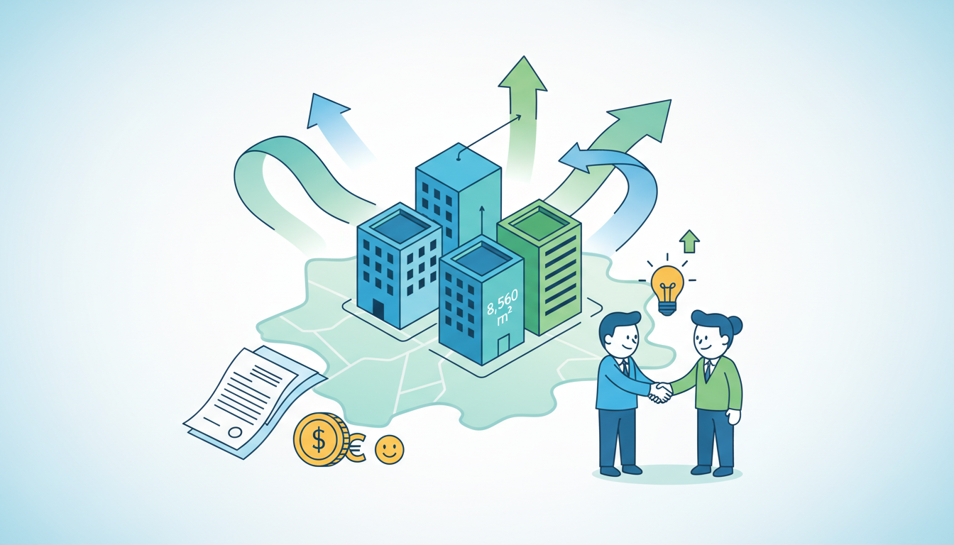 découvrez comment la scpi upêka dynamise le forez avec une opération innovante de vente et location financière, injectant 8 560 m² pour stimuler l'immobilier local.