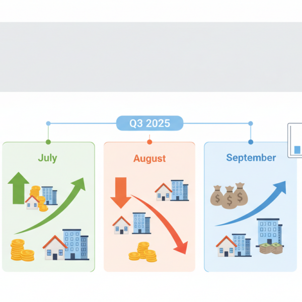 analyse détaillée des fluctuations significatives de la collecte des unités de compte immobilières au troisième trimestre 2025, pour mieux comprendre les tendances du marché immobilier.
