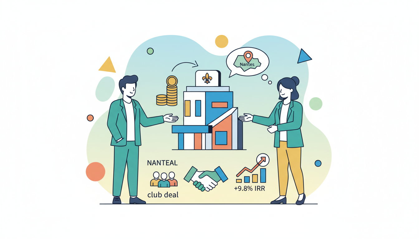 magellim reim réalise la cession stratégique d'un local d'activité à nantes, atteignant un taux de rendement interne (tri) proche de 10% grâce à un club deal innovant.