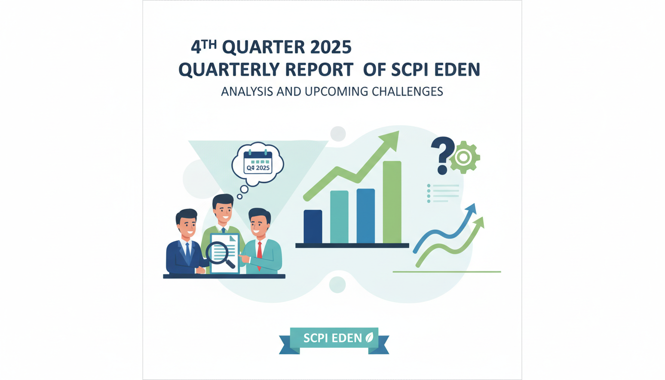 découvrez le rapport trimestriel du 4e trimestre 2025 de la scpi eden, avec une analyse détaillée des performances et des enjeux à venir pour optimiser votre investissement.