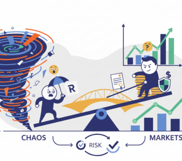 découvrez comment le chaos influence les marchés financiers et explorez l'incroyable pari audacieux des réassureurs face à l'incertitude économique.
