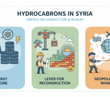 analyse des hydrocarbures en syrie comme source d'énergie essentielle, facteur clé de la reconstruction nationale et enjeu central des rivalités géopolitiques régionales.