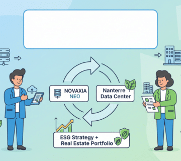 novaxia neo vend un data center à nanterre pour renforcer sa stratégie esg et valoriser son portefeuille immobilier, illustrant son engagement en faveur du développement durable et de la performance environnementale.