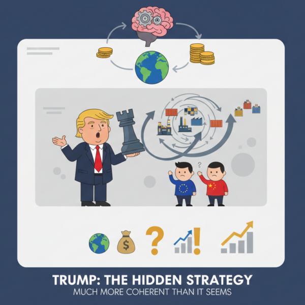 Trump : comprendre la stratégie cachée derrière sa guerre commerciale, bien plus cohérente qu'on ne le croit découvrez la véritable stratégie derrière la guerre commerciale de trump, une approche bien plus cohérente et réfléchie qu'il n'y paraît.