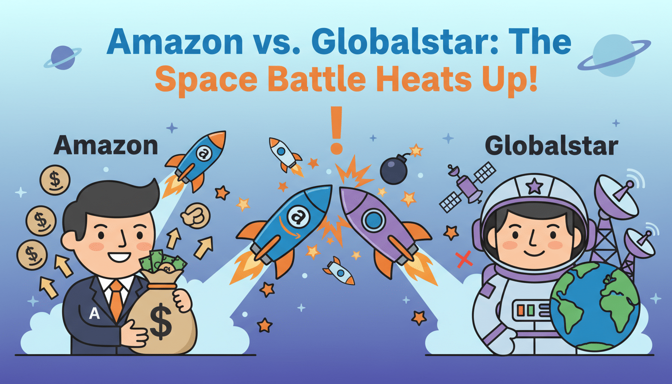 amazon prépare une offensive stratégique en visant le rachat de globalstar, intensifiant ainsi la compétition dans le secteur spatial pour dominer les technologies de communication par satellite.