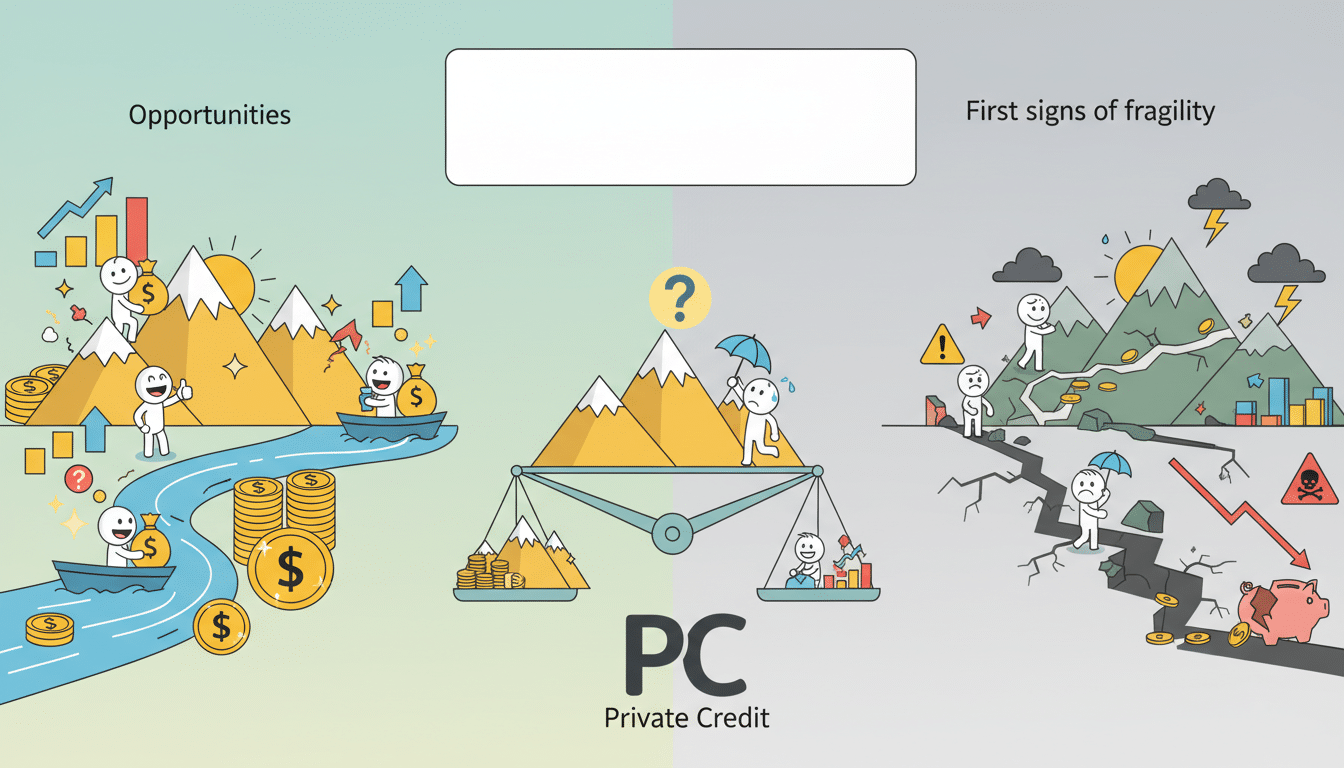 découvrez le crédit privé, une alternative prometteuse offrant des opportunités uniques, tout en analysant les premiers signes de fragilité de ce marché en pleine évolution.