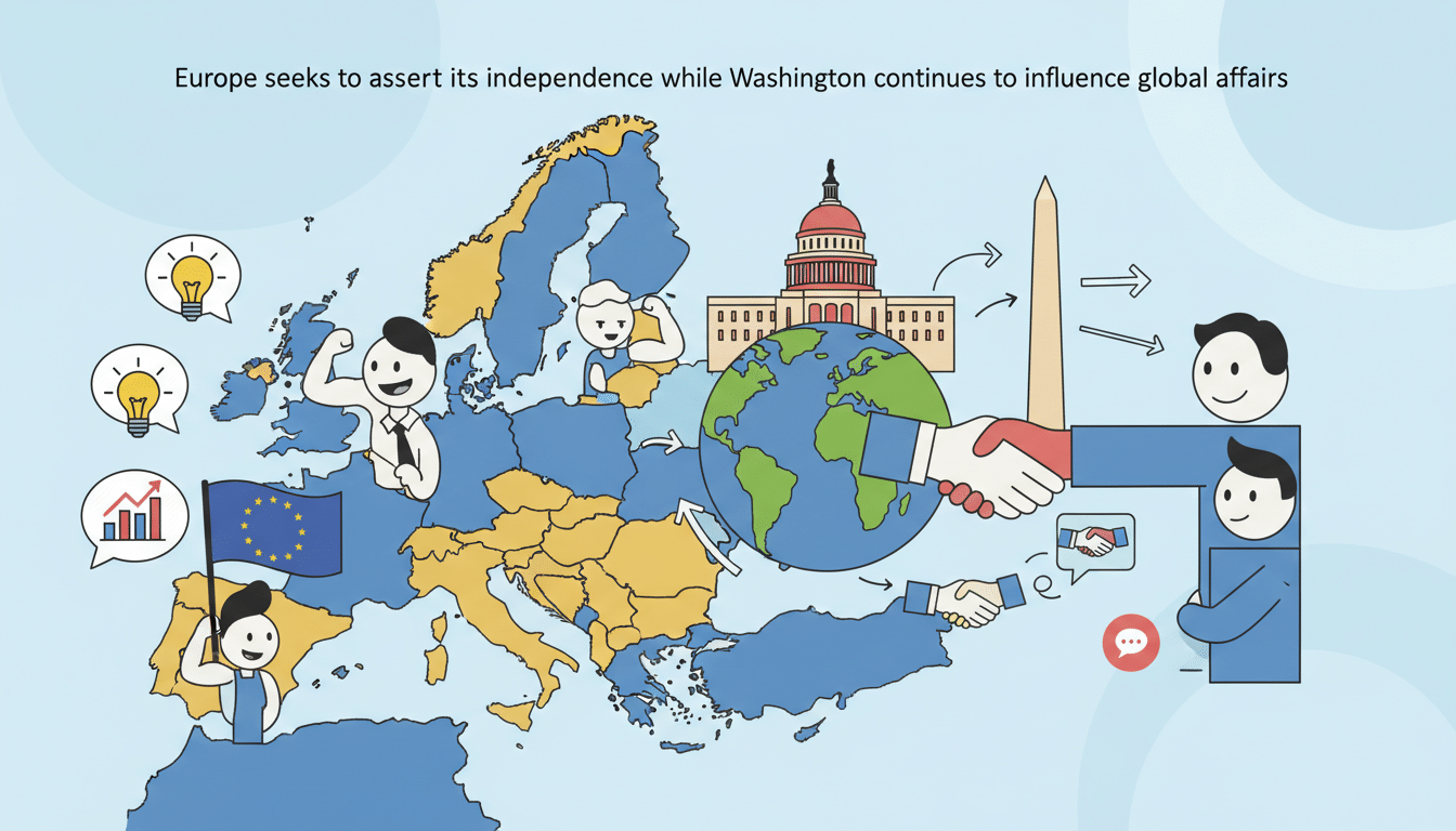découvrez comment l'europe cherche à renforcer son indépendance tout en naviguant dans l'influence persistante de washington, un acteur incontournable sur la scène internationale.