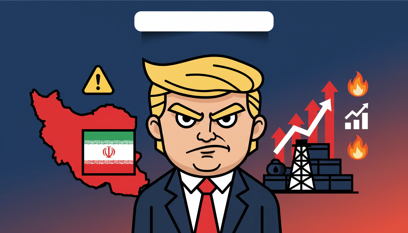 trump augmente la pression sur l'iran, ce qui accroît les tensions et impacte fortement le marché pétrolier mondial.