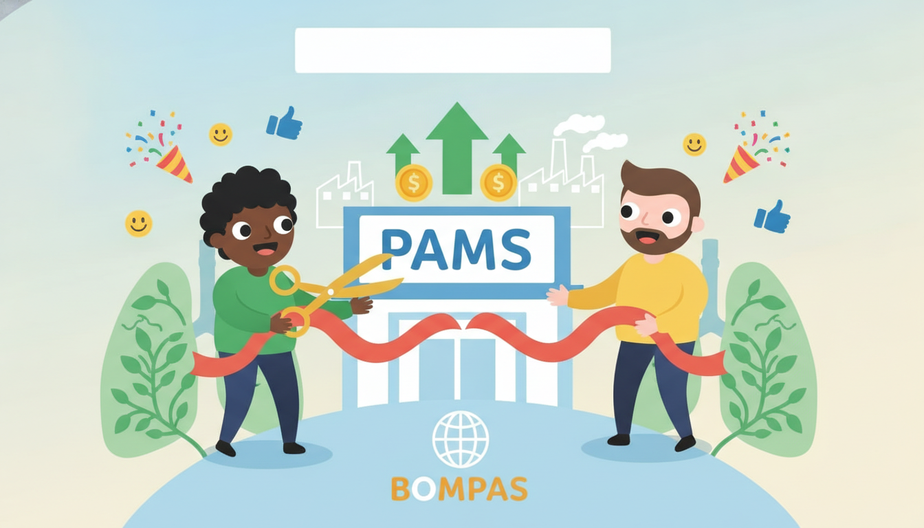 Découvrez l'inauguration du site pams, le nouveau moteur économique au cœur de bompas, qui promet dynamisme et croissance pour la région
