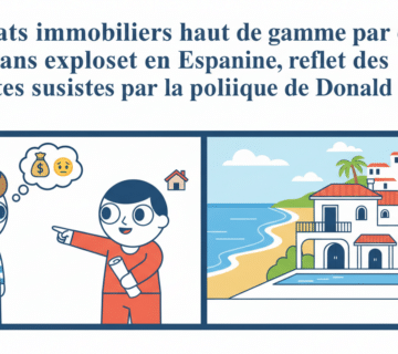 Les achats immobiliers de luxe par des américains en espagne connaissent une forte hausse, traduisant leurs préoccupations face à la politique de donald trump 