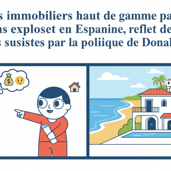 Les achats immobiliers de luxe par des américains en espagne connaissent une forte hausse, traduisant leurs préoccupations face à la politique de donald trump 