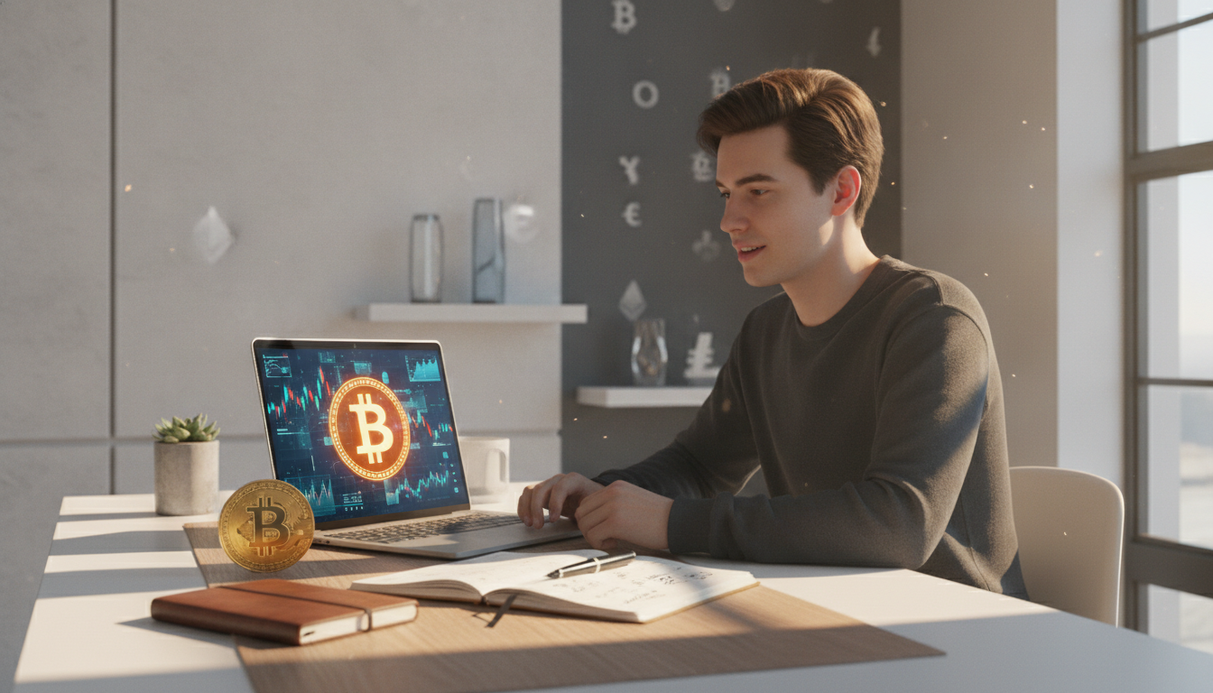 Découvrez notre guide complet pour débuter dans l'univers des cryptomonnaies et faites vos premiers pas vers le bitcoin en toute simplicité 