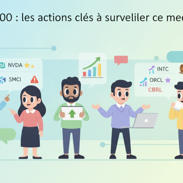 Découvrez les actions clés du s&p 500 à suivre ce mercredi, avec un focus sur super micro, nvidia, intel, cracker barrel et oracle pour orienter vos décisions d'investissement 