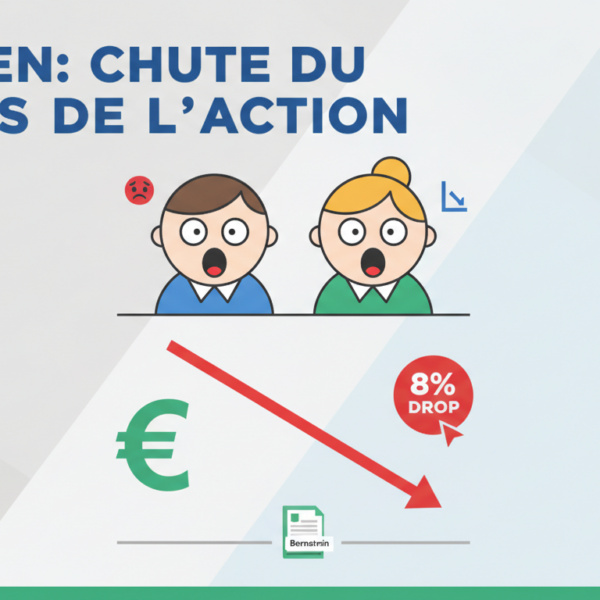 Viridien chute d'environ 8 % suite à la révision à la baisse de l'objectif de cours par bernstein, désormais fixé à 130 euros, impactant les perspectives des investisseurs 