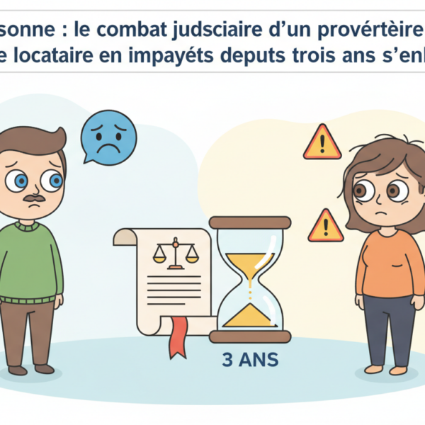Carcassonne : le combat judiciaire d'un propriétaire face à une locataire en impayés depuis trois ans s'enlise Découvrez le combat judiciaire compliqué d'un propriétaire à carcassonne contre une locataire en impayés depuis trois ans, une affaire qui s'enlise malgré les démarches engagées
