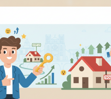 Découvrez l'histoire inspirante d'un jeune agent immobilier qui reprend l'entreprise où il a commencé sa carrière et réussit à conquérir le marché immobilier de narbonne 